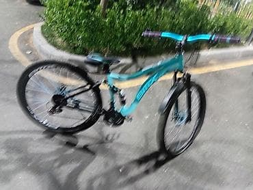 cube velo: Dağ velosipedi – enduro/trail yönümlü - Rəng: firuzə-mavi çərçivə — 3