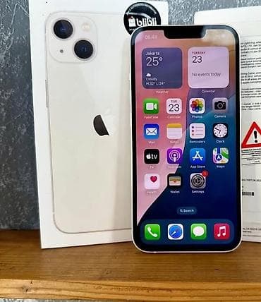 i̇kinci el telefonlar: IPhone 13, 128 GB, Ağ, Face ID — 2