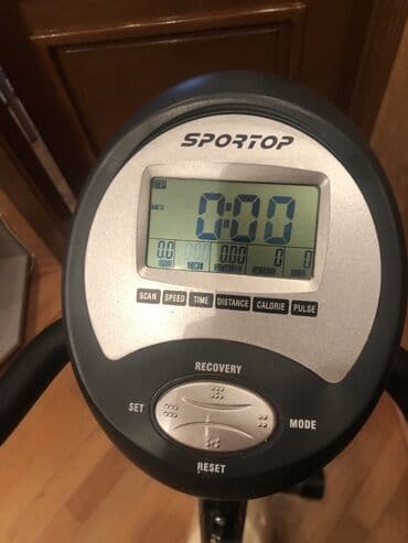 İdman çantaları: Sportop velotrenajor - Elektron LCD konsol: sürət (SPEED), vaxt — 1