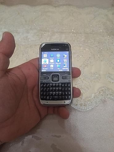 internet mini modem: Nokia E72, rəng - Gümüşü, Düyməli — 1