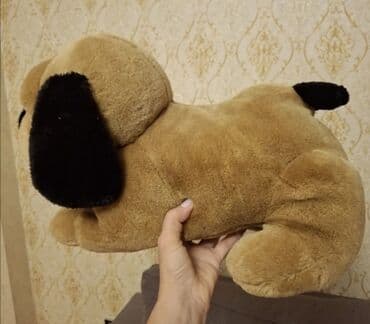 i̇nək yumşaq oyuncaqlar: Məhsul: Yumşaq oyuncaq – it - Material: xəzə bənzər yumşaq plyuş — 3