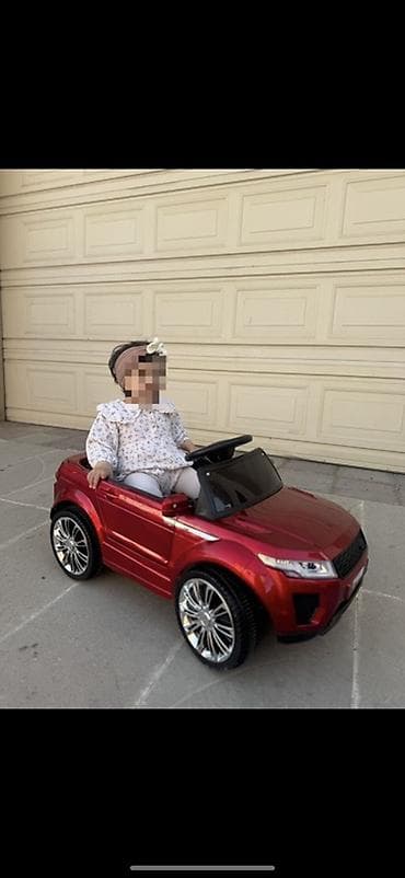 mini motorsiklet: Uşaq üçün elektrikli minik maşını – qırmızı rəng Akkumlyatoru ve pultu — 1