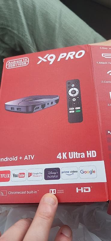 switch 2: STAR X9 PRO Android TV Box - Platforma: Android 14, Android TV (ATV) — 2