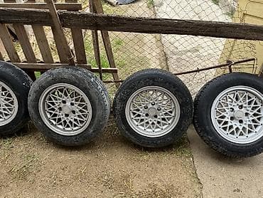 teker mersedes: 4 ədəd yüngül lehimli disk və şin komplekti - Disk növü: çoxməftilli — 2