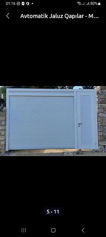 Ev və bağ: Yeni Həyət darvazası, Jalüz, Avtomatik, Qapı ilə, Kredit var, Pulsuz quraşdırma, Pulsuz çatdırılma, Rayonlara çatdırılma — 1