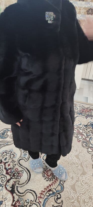 женские шубы из бобра: Teciiiiiillllliii qadın üçün qara rəngli xəz kürk - Uzun model — 2