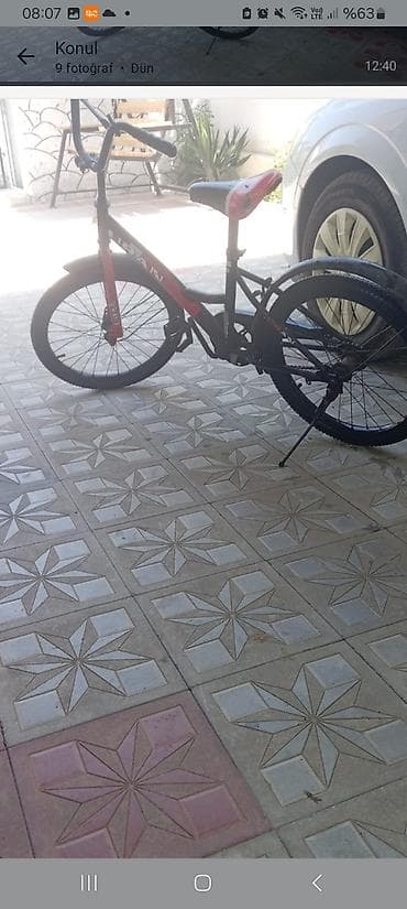 vlosiped: Uşaq velosipedi – URAN markası - Ölçü: təxminən 20 düym təkərlər - — 3