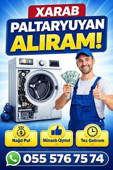 ariston su: Xarab paltaryuyanların alınması və məişət texnikasının yerində təmiri — 1