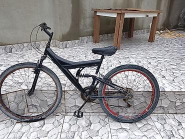 Dağ velosipedi – tam asqılı karkas - Karkas: polad, tam asqı (ön