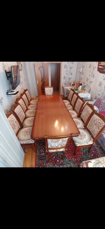 stol üsdü qaz: Для гостиной, Нераскладной, Прямоугольный стол — 1