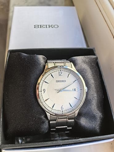 up saatlari: Orijinal Seiko kişi qol saatı – klassik və zərif dizayn - Brend — 1