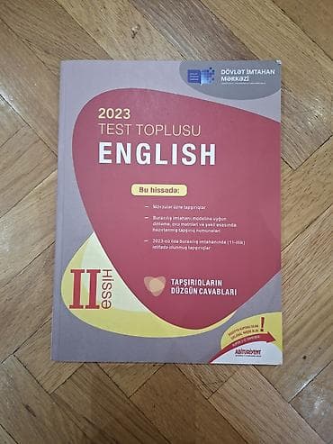 Testlər: İngilis dili Testlər 11-ci sinif, DİM, 2-ci hissə, 2023 il — 1