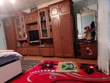 jaluz perde qiymeti: Mebel dəsti – qonaq otağı üçün modul divar və güzgülü konsol - — 2