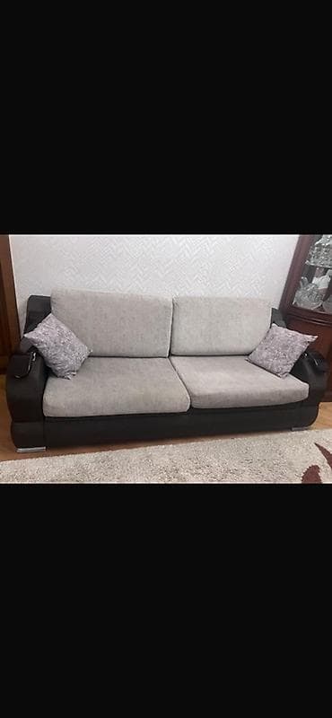 Классический диван, 2 кресла, С подъемным механизмом, Нераскладной — 1