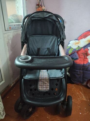 детские подножки для детских колясок: Uşaq arabası – komfortlu və praktik model - Rəng: tünd boz kumaş — 3