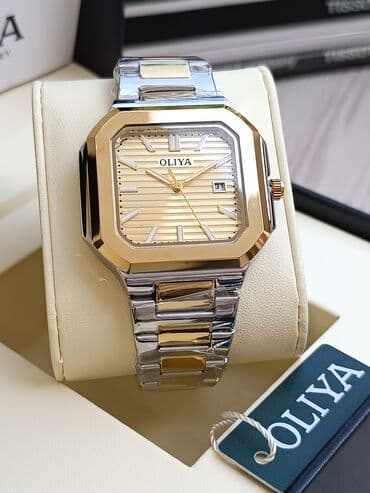 almaniyada saat neçədir: Yeni, Qol saatı, rəng - Qızılı — 1