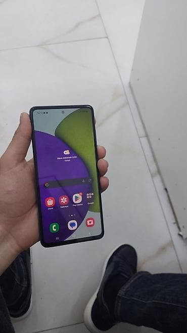 Samsung Galaxy A52, rəng - Mavi, Barmaq izi