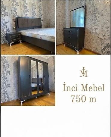 taxt tumba: İkinəfərlik çarpayı, Dolab, 2 tumba, Termo, Azərbaycan, Yeni — 1