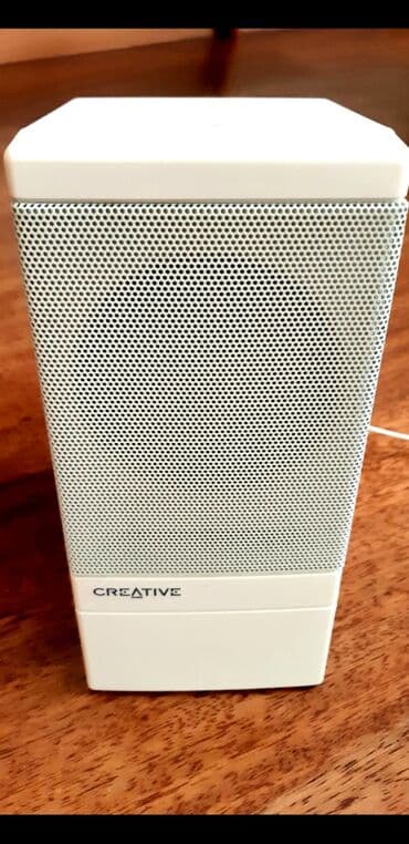 komputer şekilleri: İşlənmiş Creative Kolonka, Növ - Kompüter üçün, rəng - Ağ — 4