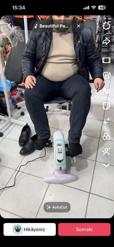 Digər trenajorlar: Mini velotrenajor – qol və ayaqlar üçün pedallı məşq qurğuları - Evdə — 2