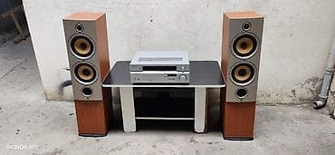 canon e414 printer: 2 ədəd döşəmə tipli akustik kolon və stereo resiverdən ibarət ev audio — 2