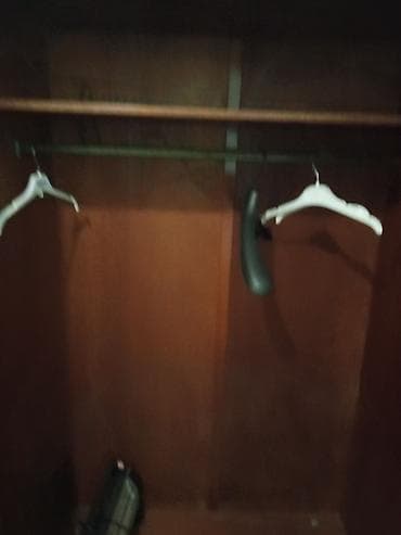 İşlənmiş, 3 qapılı, Güzgülü, Qəhvəyi, Taxta, Açılan, Düz dolab — 2