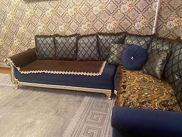 balis: Künc divan dəsti – klassik üslub, zərif detallar - Forma: L-şəkilli — 1