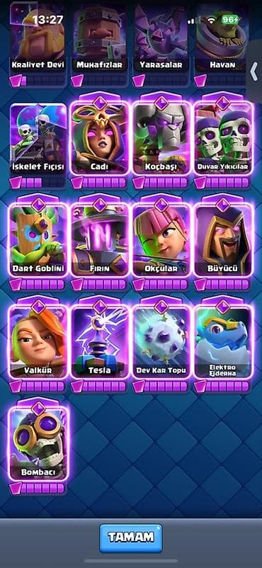 Искусство и коллекционирование: Clash Royale hesabı 11200+ kupa sahibdir 1500+ kolleksion lvl 12 — 2