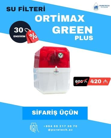 Кулеры и диспенсеры для воды: Puretech su filtrləri üçün kartriclər dəsti. Dəstdə 3 önləyici filtr — 2