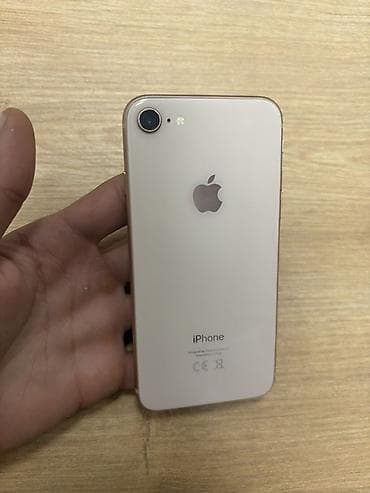 IPhone 8, 64 GB, Rose Gold, Barmaq izi