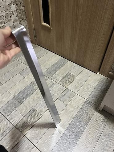 plastik su borulari: Parlaq xrom rəngli metal Rajok - Material: paslanmayan/metal — 1