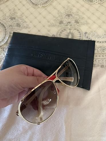 gun eynəyi: Christian Dior gün eynəyi + orijinal yumşaq futlyar - Model: aviator — 2