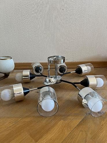 Digər ev dekoru: Çılçıraq, 8 lampa, Metal — 5