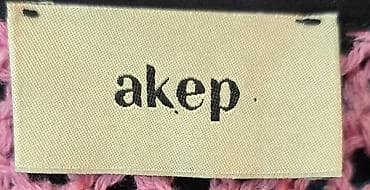 mavi don: Akep brendinin qara rəngli uzun paltarı - Model: köynək tipli — 4