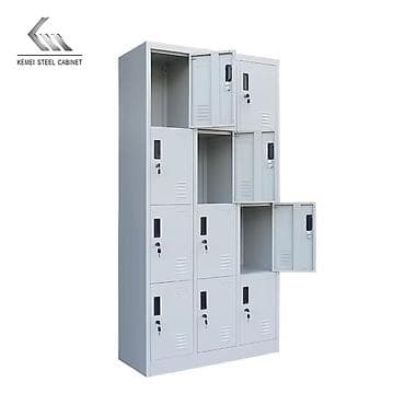Ofis dolabları: Metall şkaf – çox bölməli kilidli dolab - Brend: Kemei Steel Cabinet — 1