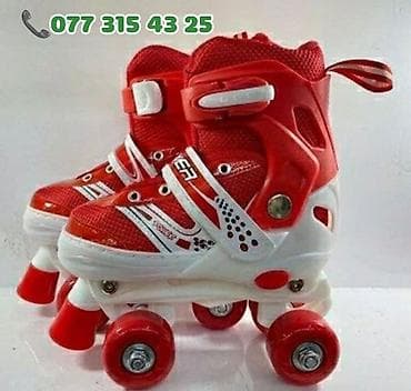 Другое для спорта и отдыха: Uşaq dördtəkərli konkisürmə ayaqqabıları - Rənglər: qırmızı-ağ və — 1