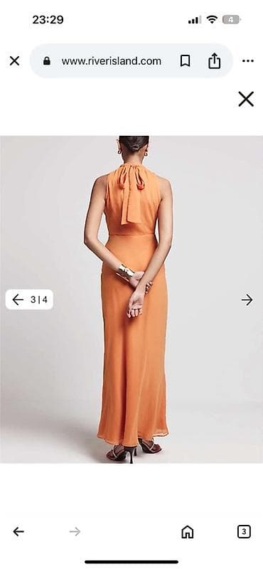 Вечернее платье, Макси, River Island, XS — 2