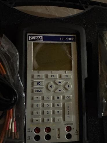 WIKA CEP 6000 proses kalibratorı və Sufvan TP60 kabel/etiket yazıcısı