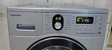 Foto və videokameralar: Paltaryuyan maşın Samsung, 7 kq, İşlənmiş, Avtomat, Qurutma var, Ödənişli çatdırılma — 3