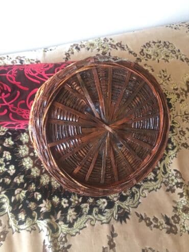 novruz bayramı üçün əl işləri: Təbii materiallardan hazırlanmış toxunma sənətkar səbət — 2