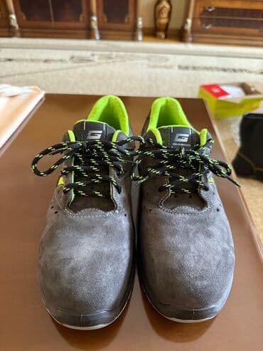 lokbatan ayaqqabi dunyasi instagram: Giasco iş ayaqqabısı – - Rəng: tünd boz üst, parlaq neon yaşıl — 3