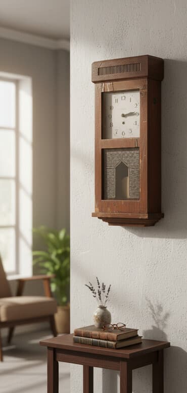 divar saat: Divar saatları, Mexaniki, Mayatnik — 1