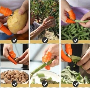 elcin: Praktik Baş Barmağın Qoruyucu Əlcəyi Tərəvəz Meyvə Soyan Kəsmə Soyucu — 8