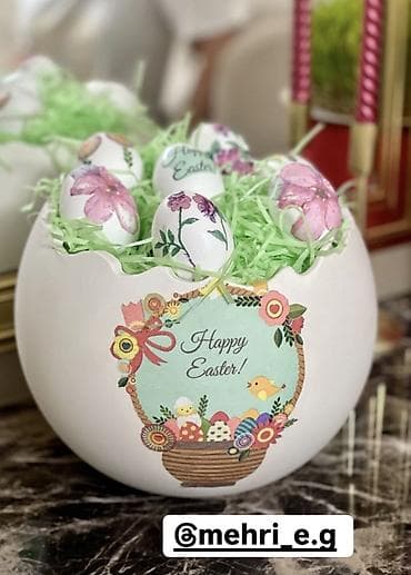 Ev saatları: Her qiymete movcuddur!! Novruz dekoru üçün əl işləri – yumurta — 5