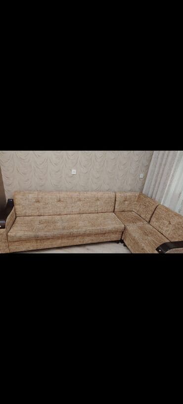 встроенная мебель для спальни: Künc divan, İşlənmiş, Açılan, Bazalı, Parça, Pulsuz çatdırılma — 1