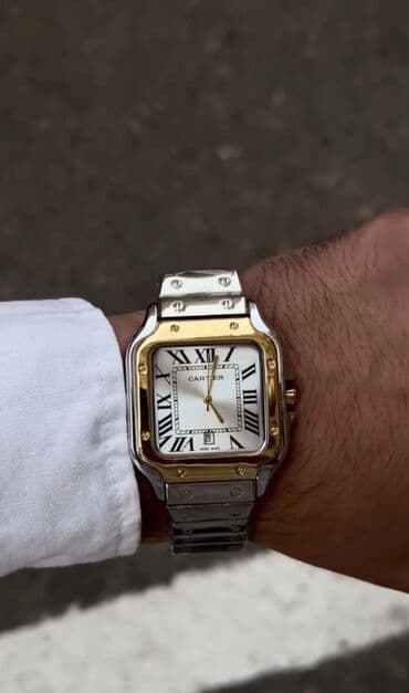 Eynəklər: Yeni, Qol saatı, Cartier, rəng - Ağ — 1