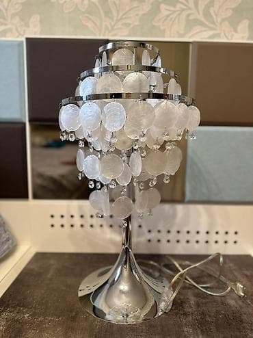 Другие товары для дома: Gümüşü rəngdə, üç pilləli, dəniz qabıqları və büllur asqıları olan — 3