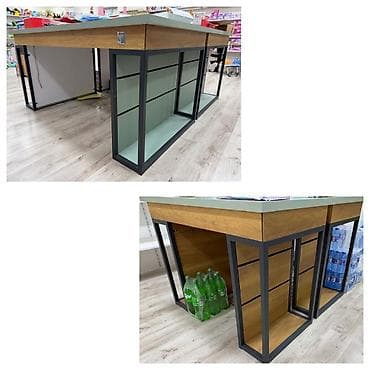 Rəf vitrinləri: Iki eded vitrin ucun masa satilir bir ededi 170 azn. hundurluk 90 en — 1