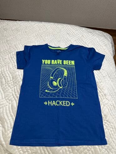 детские однотонные футболки: Футболка, Для мальчиков, 10 - 12 лет — 1