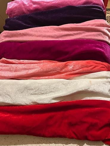 ucuz perde tül: Məhsul: Parça dəsti – məxmər və atlas/saten Təsvir: - Rəng çeşidi — 2